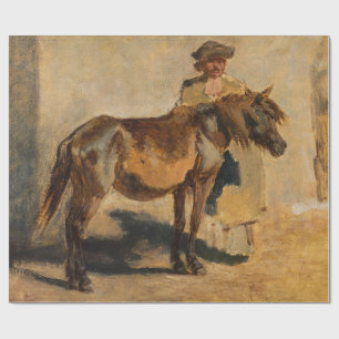 Skinka med häst (häst) presentpapper