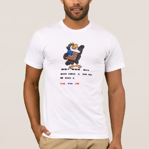Skinka radiosände amerikanörnT-tröja 1776 + Tee Shirt