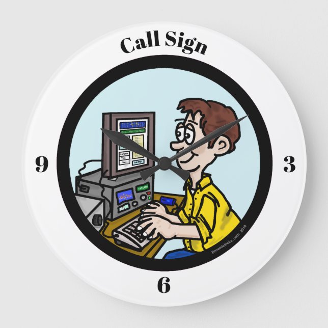 Skinka radiosände den Digital Stor Klocka (Framsida)