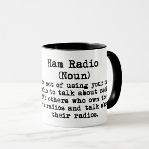Skinka radiosände den roliga definitionmuggen mugg