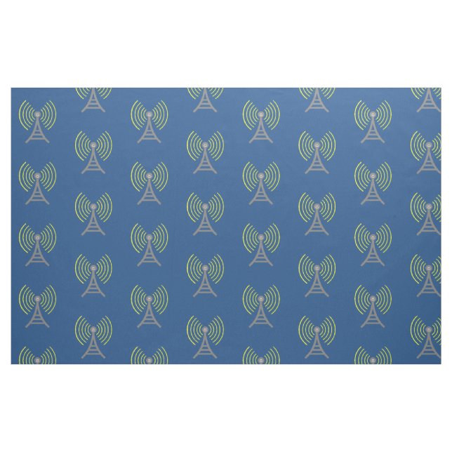 Skinka radiosände repetervapen- eller tyg (Fat Quarter)