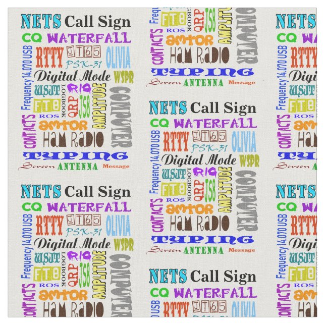 Skinka radiosände tyg för Collage för det Digital (Närbild)