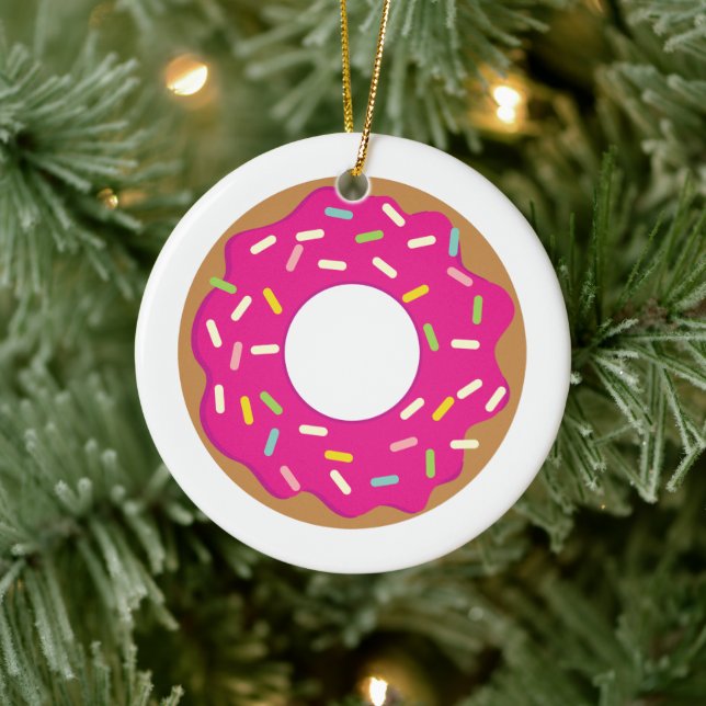 Skinklad donut Julgran ornament (Träd)