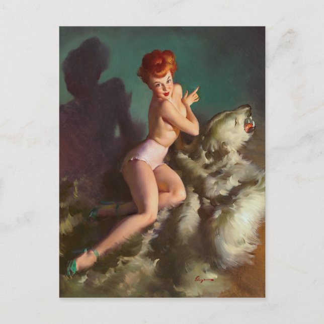 Skinklämma upp vykort (Framsida)