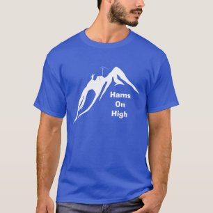 Skinkor på kickbergfungerande T-tröja Tee Shirt
