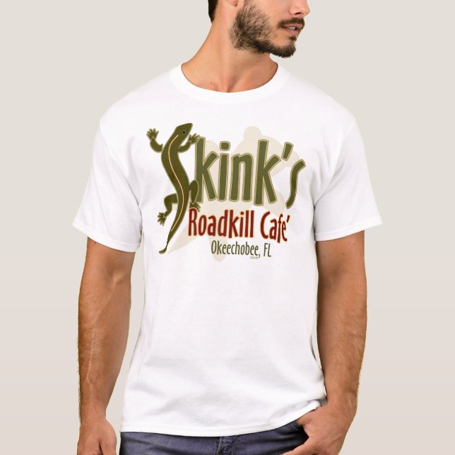 Skinks Roadkill Café Tee Shirt (Framsida)