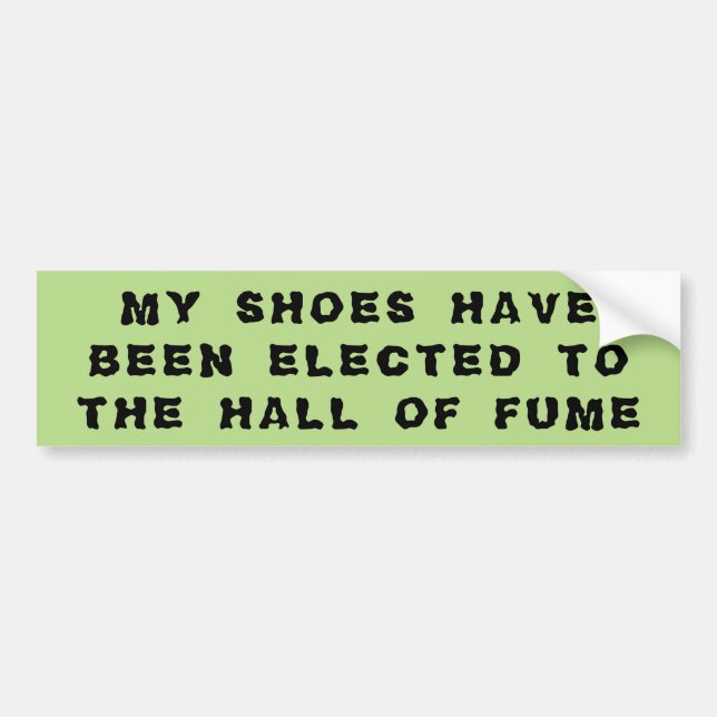 Skinky Shoes in the Hall of Fume Bildekal (Framsidan)