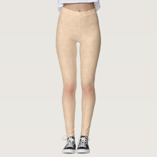 Skinn Stil Struktur med skinn av skinn från benm Leggings