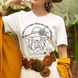 Skinncancer melanom för medvetandehöjande kaffepre t shirt