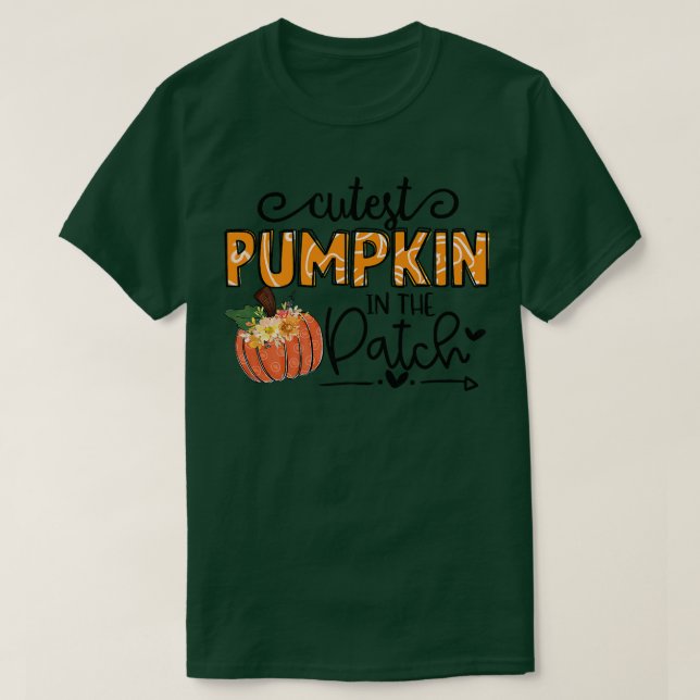 Skinnepumpa i lappen Halloween faller tack. T Shirt (Design framsida)