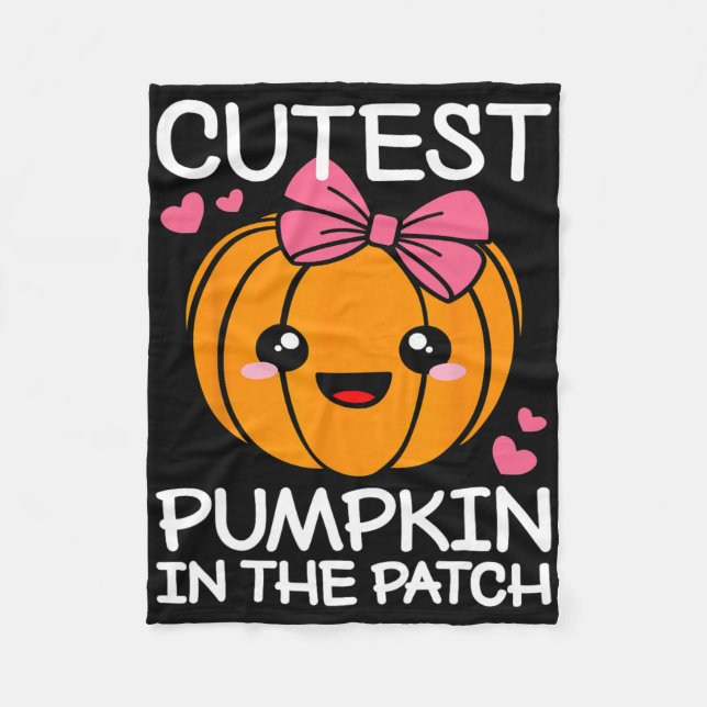Skinnepumpa i Roligten Halloween Thanksgi Fleecefilt (Framsidan)