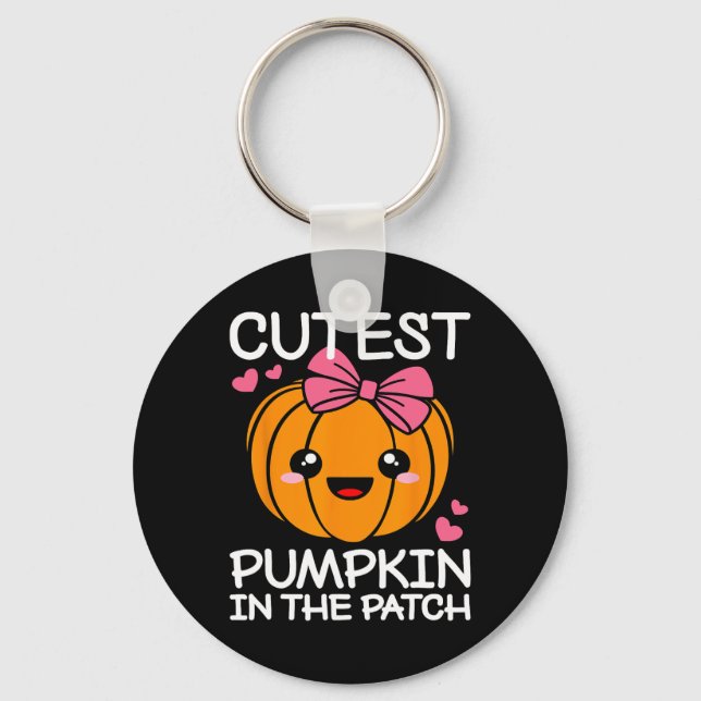 Skinnepumpa i Roligten Halloween Thanksgi Nyckelring (Framsida)