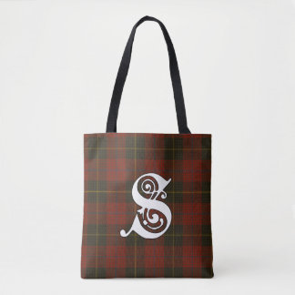 Skinner Klan Tartan Monogram Tygkasse