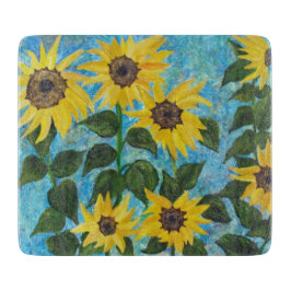 Skinnskivor av solblommor