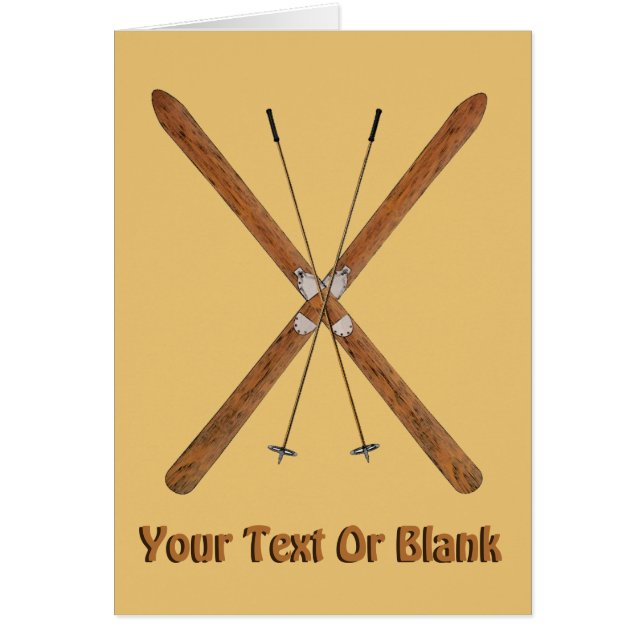 Skinor och polacker i kor-Land Hälsningskort (Framsidan)