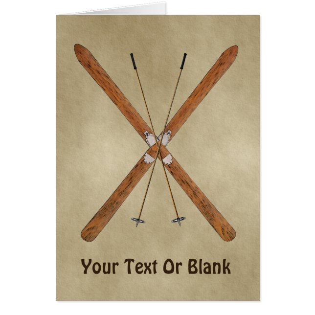 Skinor och polacker i kor-Land Hälsningskort (Framsidan)