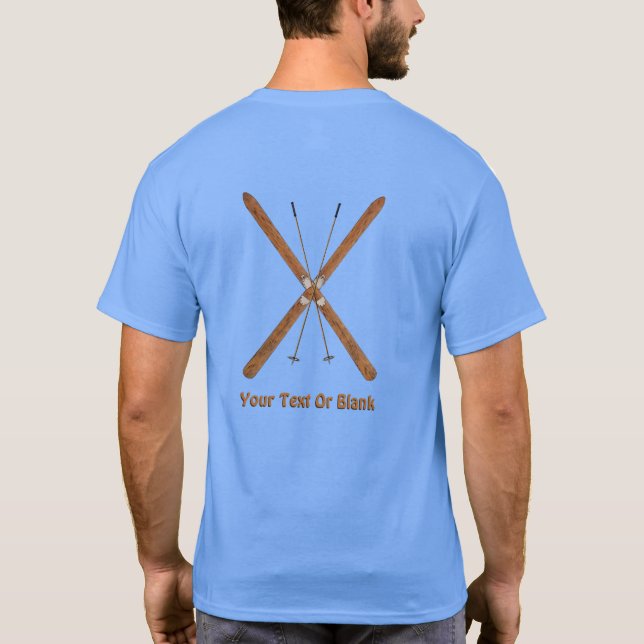 Skinor och polacker i kor-Land T Shirt (Baksida)
