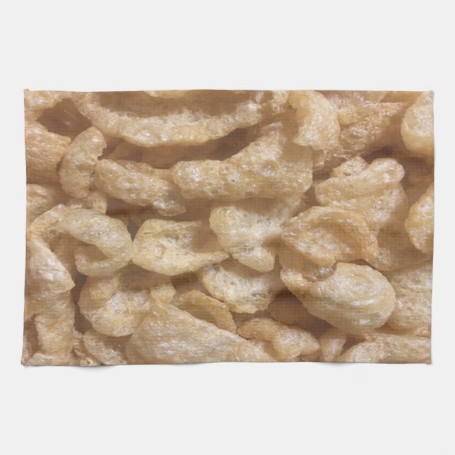 Skinsarna gris kökshandduk (Horisontell)