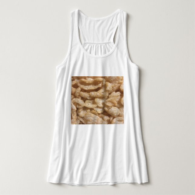 Skinsarna gris linne med racerback  (Design framsida)