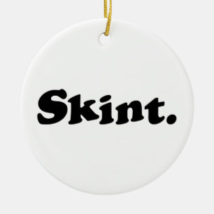 Skint. Julgransprydnad Keramik