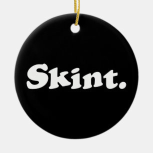 Skint. Julgransprydnad Keramik