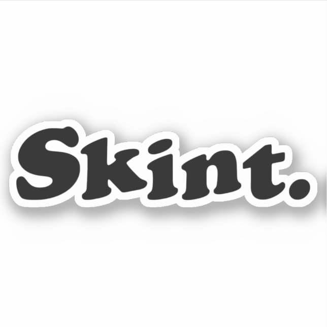 Skint. Klistermärken (Framsida)