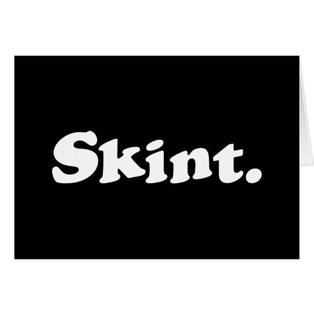 Skint. Kort (Framsidan Horizontal)