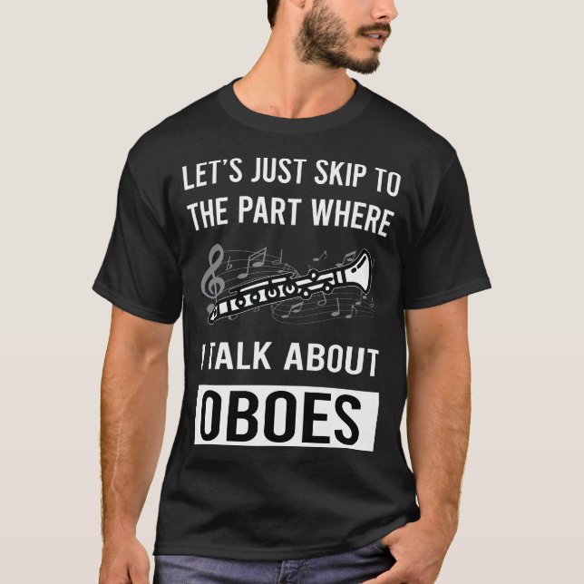 Skip Talk Oboe T Shirt (Framsida)