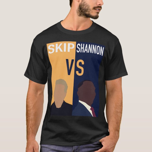 Skip Vs. Shannon Obestridd T Shirt (Framsida)