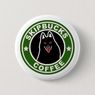 Skipbucks kaffe knäppas knapp