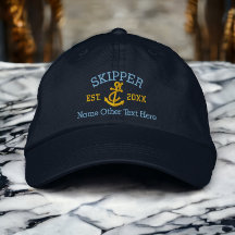 Skipper With Anchor-Personlig