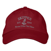 Skipper With Anchor-Personlig