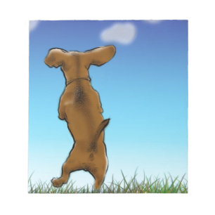skipping_doxie_color anteckningsblock
