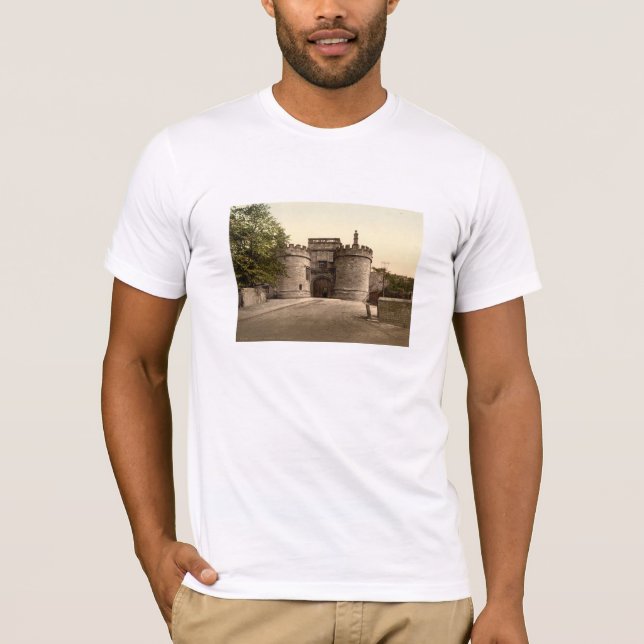 Skipton slottnyckel, Yorkshire, England Tee (Framsida)