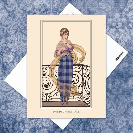 Skirt Gerda Wegener Vintage Mode Illustration Vykort