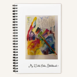 Skischbok för vattenfärg