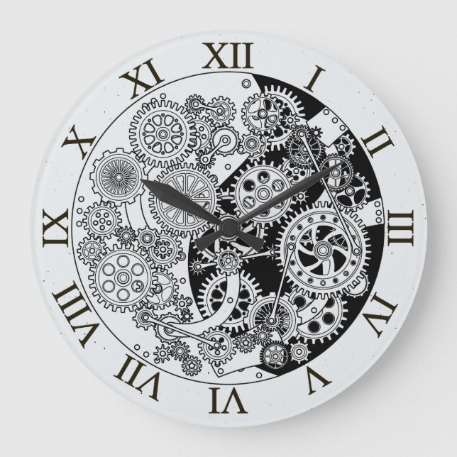 Skischistikurmekanism med styrhjul stor klocka (Framsida)