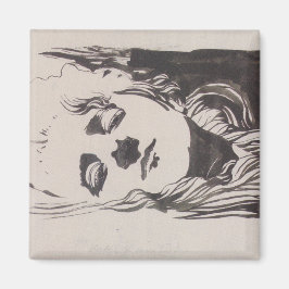 Skiss av en kvinna från "Ver Sacrum" (Moser) Magnet