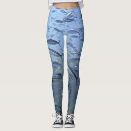 Skiss av fiskens konstruktion leggings