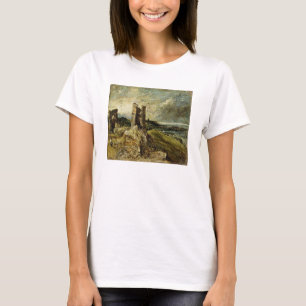 Skiss av Hadleigh Castle (recto) (olja på millboar Tee Shirt