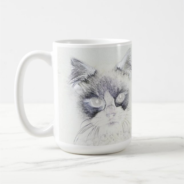 Skiss av kassettspennor kaffemugg (Vänster)