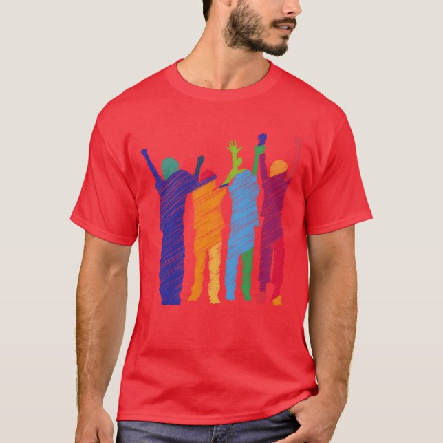 Skiss av liten pojke t shirt (Framsida)