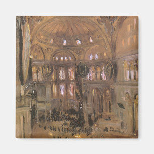 Skiss av Santa Sophia av John Singer Sargent Magnet