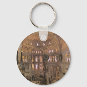 Skiss av Santa Sophia av John Singer Sargent Nyckelring