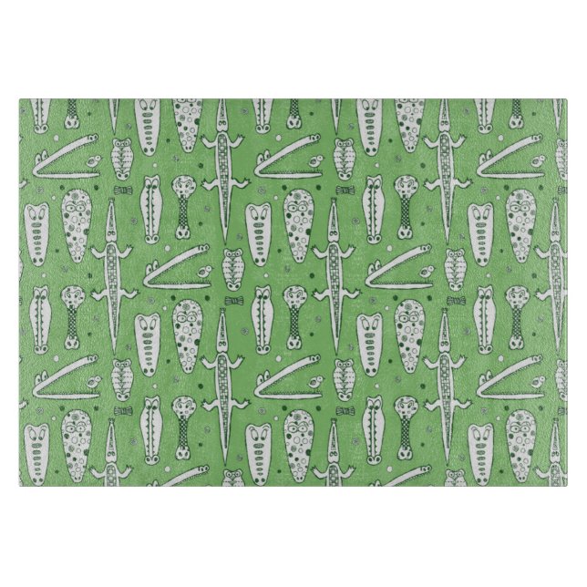 Skiss Crocodile Mönster (Framsidan)