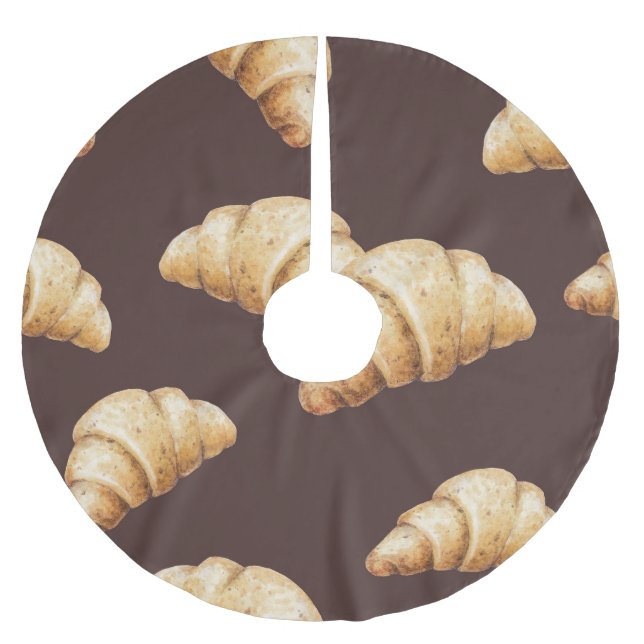 Skiss: Desserter, pastejer i mönster. Julgransmatta Borstad Polyester (Framsidan)