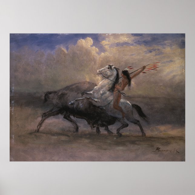 Skiss för Buffalos sista Poster (Framsidan)