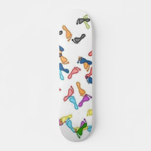 Skiss för fotavtryck skateboard bräda 21,5 cm