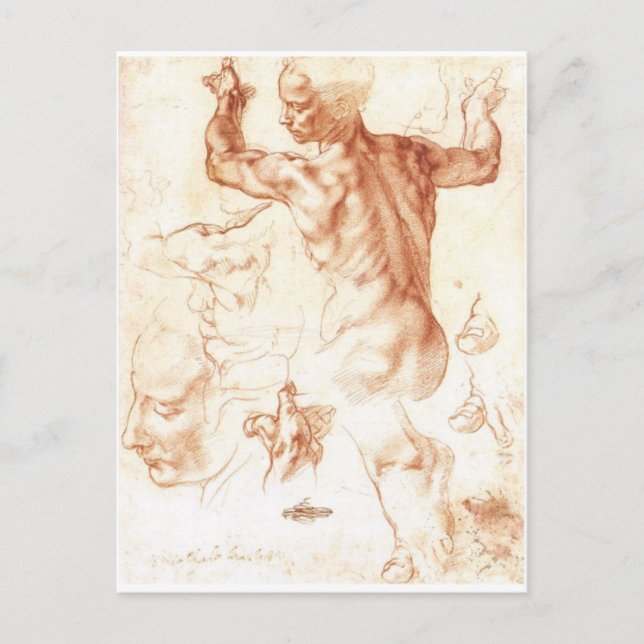 Skiss för Libyen Sybil Vykort (Framsida)