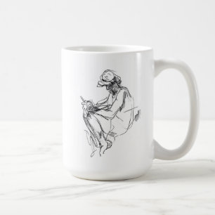 Skiss för Mobil abstrakt Kaffemugg